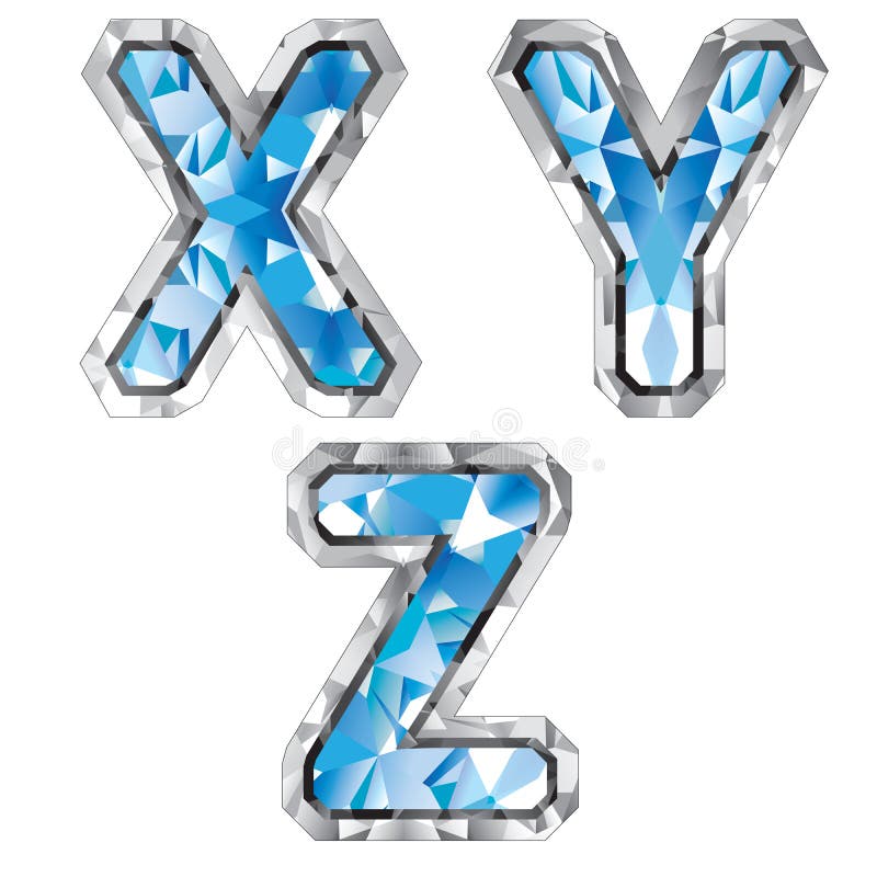 Klejnot listowy x y z