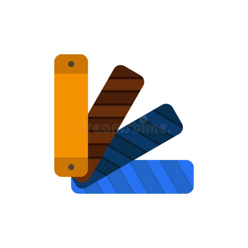 Kleur, Pallet, Pantone, Pictogram van de Monster het Vlakke Kleur Het vectormalplaatje van de pictogrambanner vector illustratie Kleur, Pallet, Pantone, Pictogram van de Monster het Vlakke Kleur Het vectormalplaatje van de pictogrambanner vector illustratie