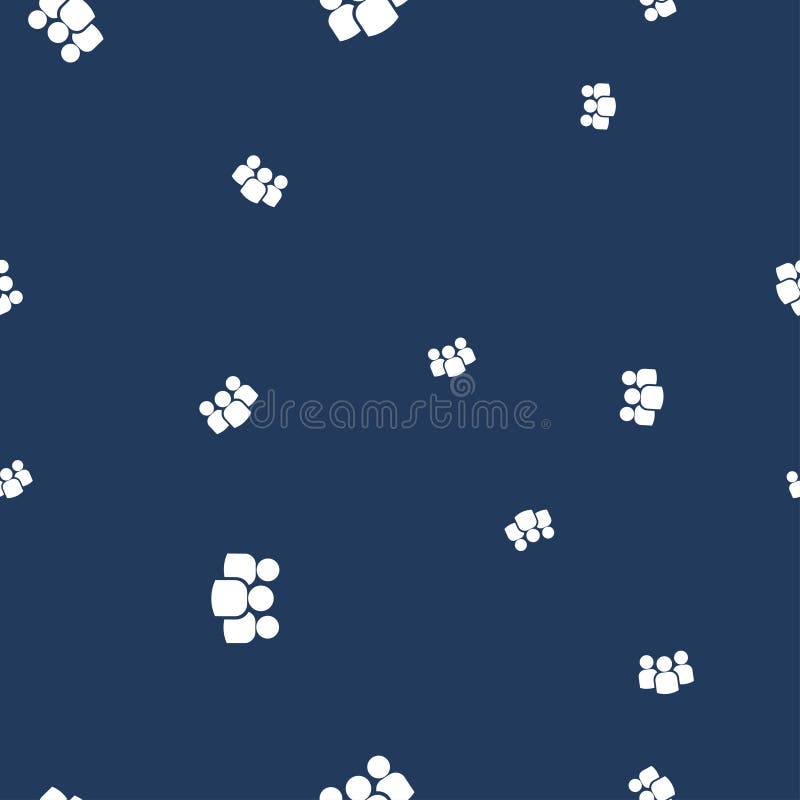 Kleur van het de silhouetten de naadloze patroon van triomensen stock illustratie Kleur van het de silhouetten de naadloze patroon van triomensen stock illustratie
