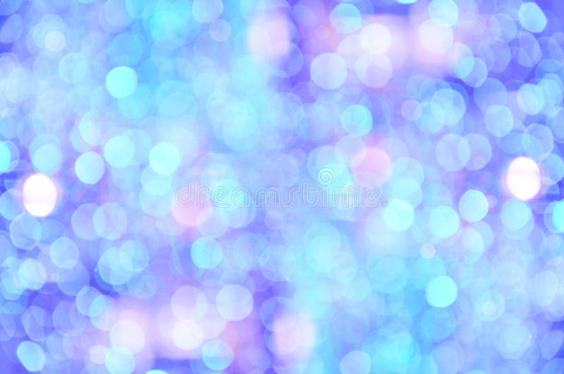 Kleurrijke bokeh op blauwe achtergrond stock illustratie Kleurrijke bokeh op blauwe achtergrond stock illustratie