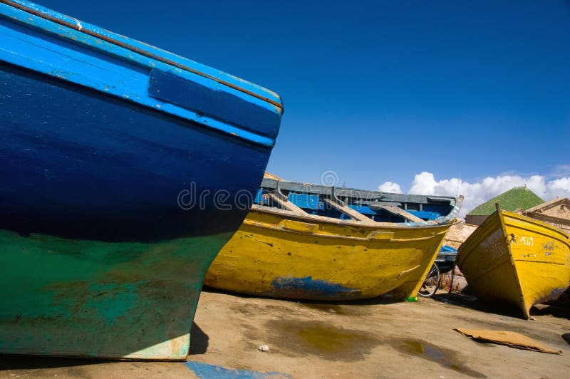 Kleurrijke boten