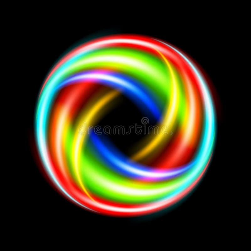 Kleurrijke cirkel stock illustratie Kleurrijke cirkel stock illustratie