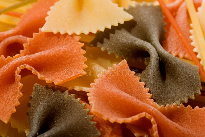 Kleurrijke pasta royalty-vrije stock foto