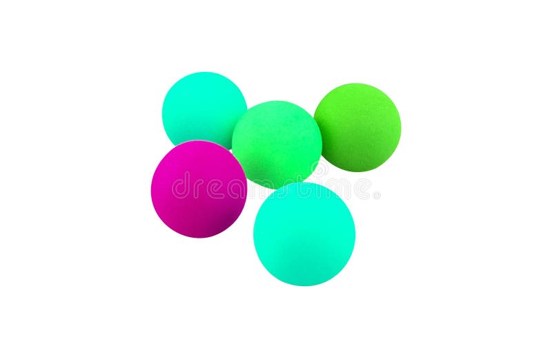 Kleurrijke geïsoleerde ballen stock afbeelding Kleurrijke geïsoleerde ballen stock afbeelding