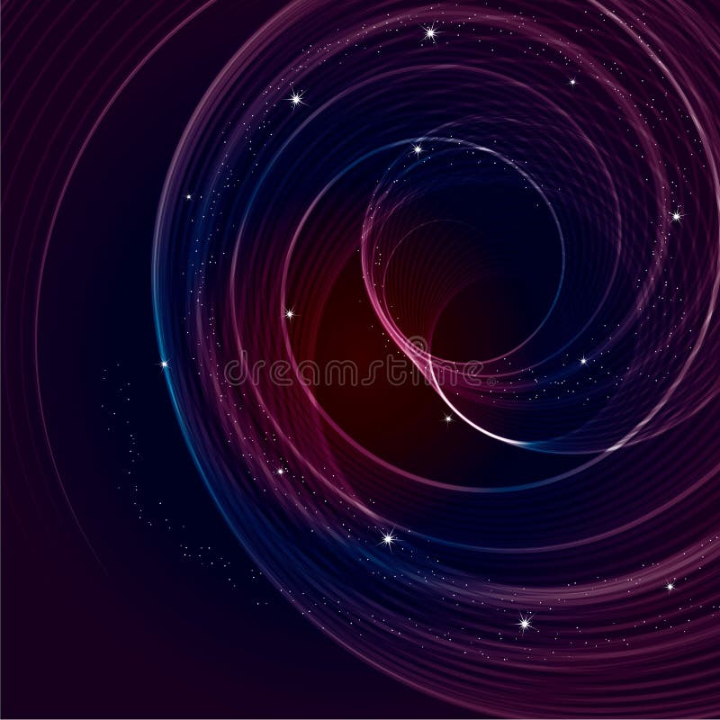 Achtergrond met kleurrijk gloeiend lichteffect stock illustratie