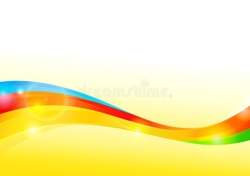 Kleurrijke Golvende Achtergrond vector illustratie Kleurrijke Golvende Achtergrond vector illustratie