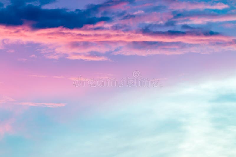 Colorful sky background in twilight, with magenta, blue and red, in soft color and soft blurred style, amazing beautiful sunset. Colorful sky background in twilight, with magenta, blue and red, in soft color and soft blurred style, amazing beautiful sunset.