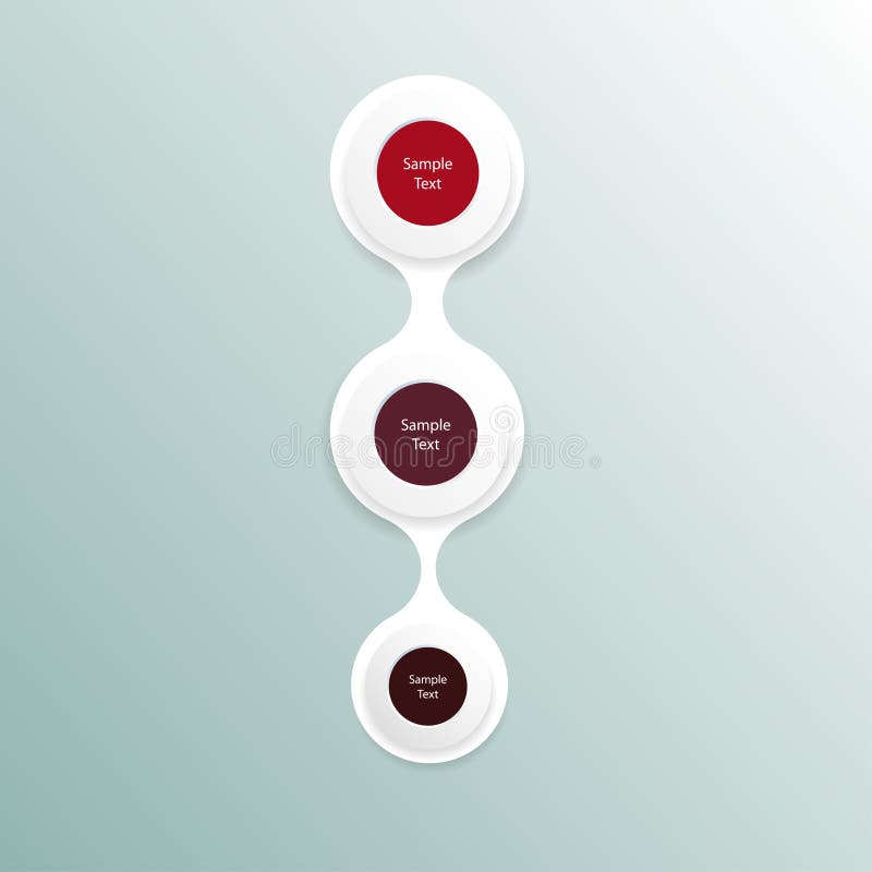Kleurrijke ronde infographics van het metaballdiagram vector illustratie Kleurrijke ronde infographics van het metaballdiagram vector illustratie