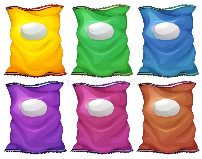 Kleurrijke spaanderscontainers vector illustratie Kleurrijke spaanderscontainers vector illustratie