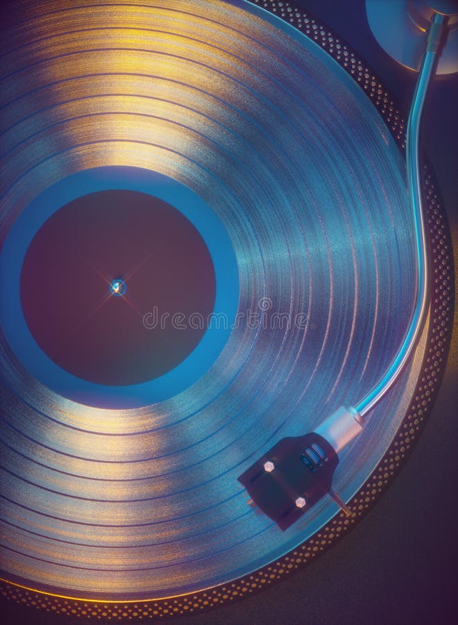 Kleurrijke Vinyl Uitstekende Retro Muziek