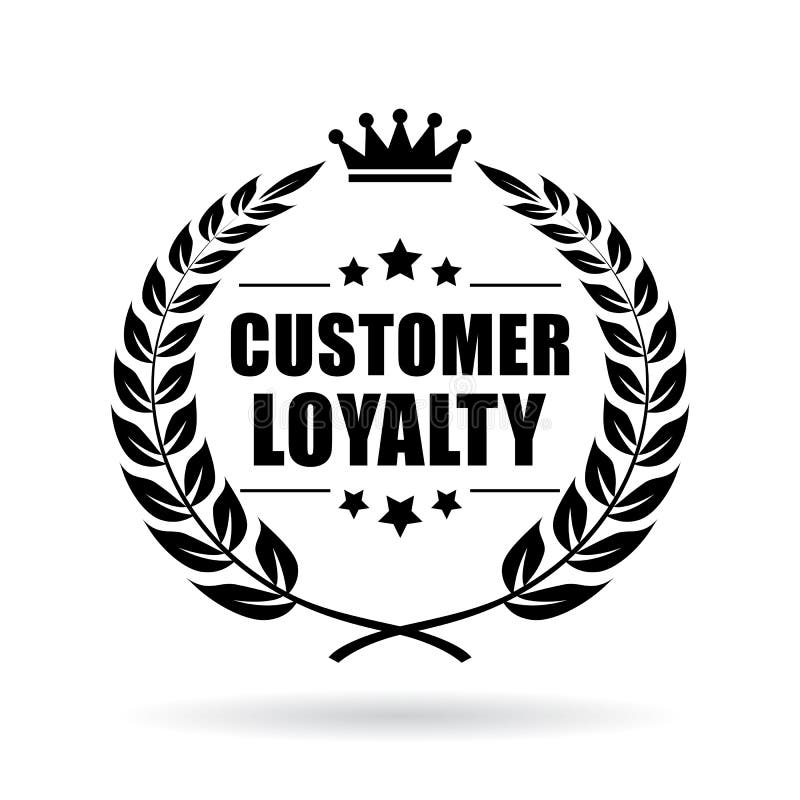 Customer loyalty vector business icon. Customer loyalty vector business icon