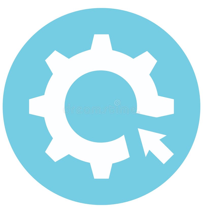 Klik op Montages Twee het Vector Geïsoleerde Pictogram van Kleurenglyph en Editable royalty-vrije illustratie Klik op Montages Twee het Vector Geïsoleerde Pictogram van Kleurenglyph en Editable royalty-vrije illustratie