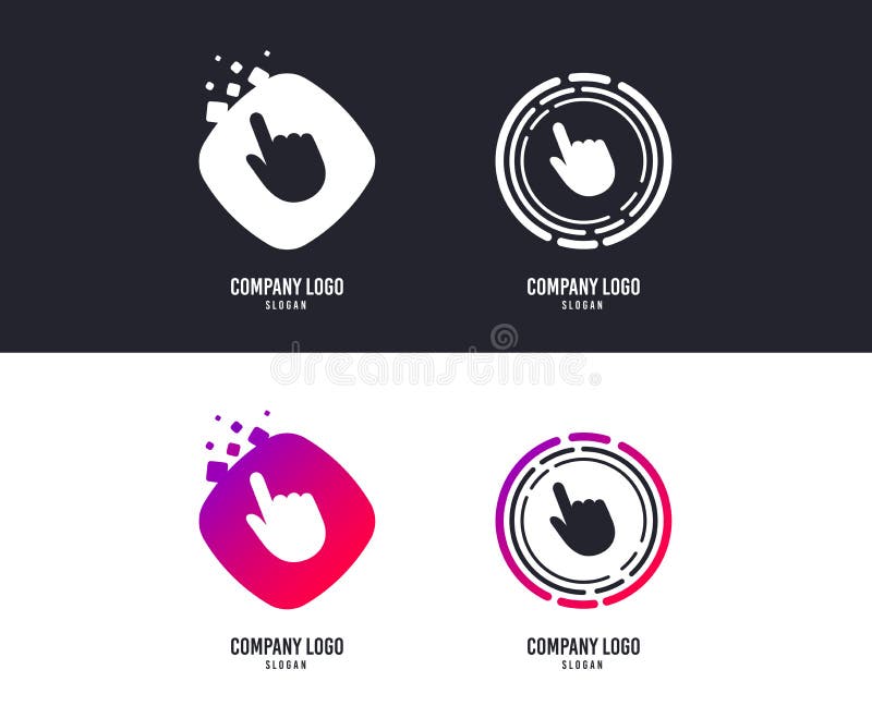 Klik wijzerpictogram Het teken van de handcurseur Vector stock illustratie Klik wijzerpictogram Het teken van de handcurseur Vector stock illustratie