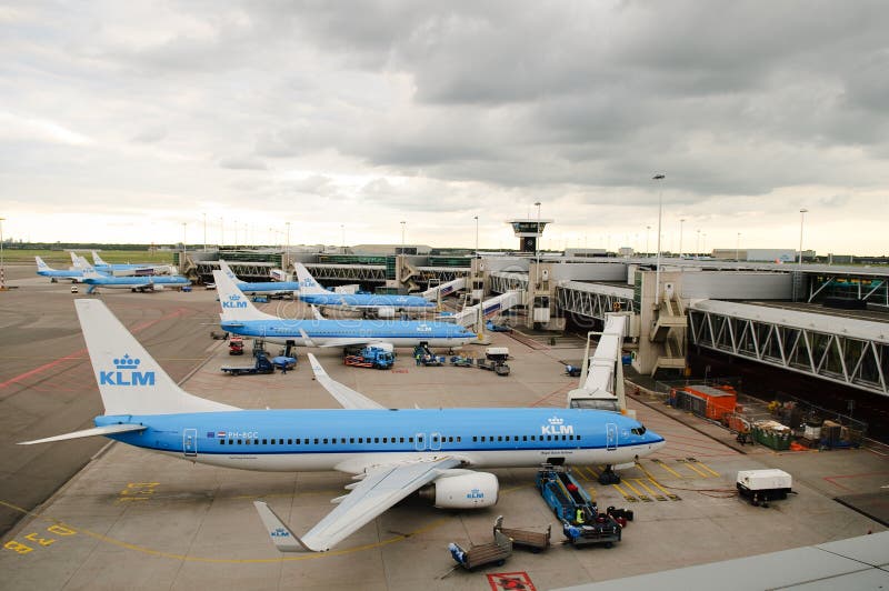 klm αεροπλάνα Schiphol στοκ φωτογραφία με δικαίωμα ελεύθερης χρήσης klm αεροπλάνα Schiphol στοκ φωτογραφία με δικαίωμα ελεύθερης χρήσης
