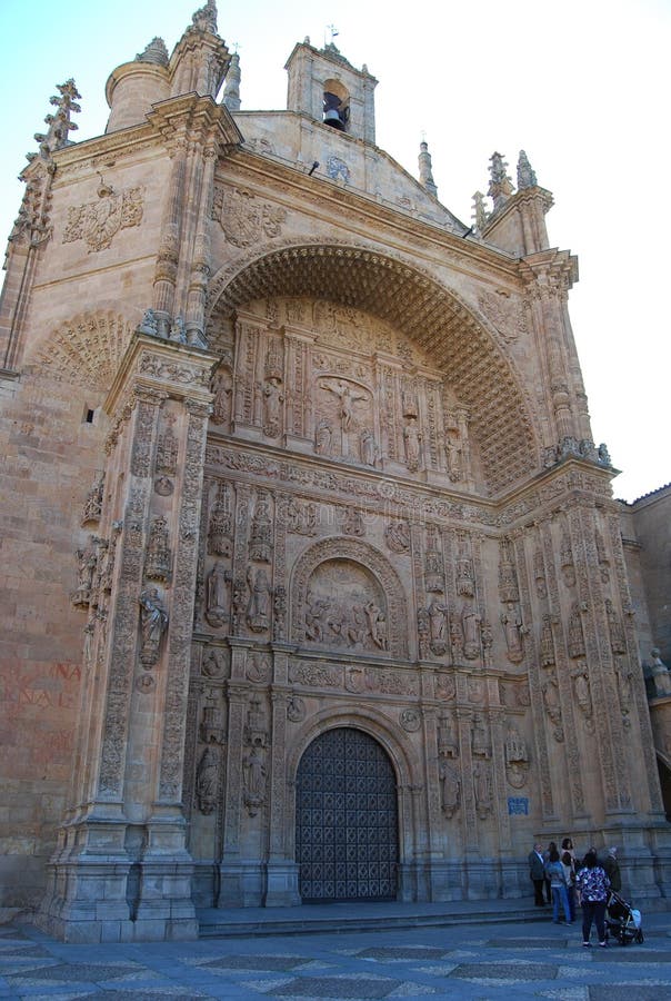 Klooster van San Esteban stock afbeeldingen Klooster van San Esteban stock afbeeldingen