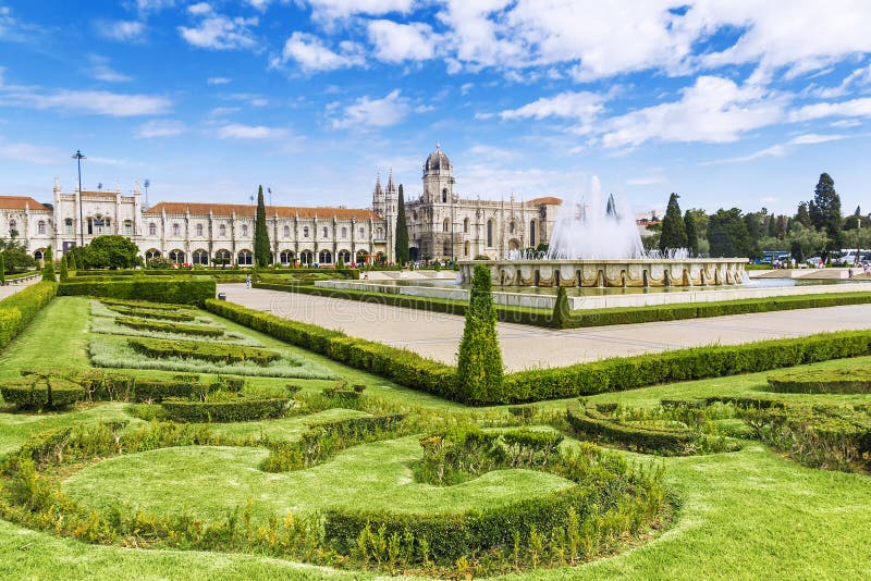 Kloster av Jeronimos i Lissabon, Portugal