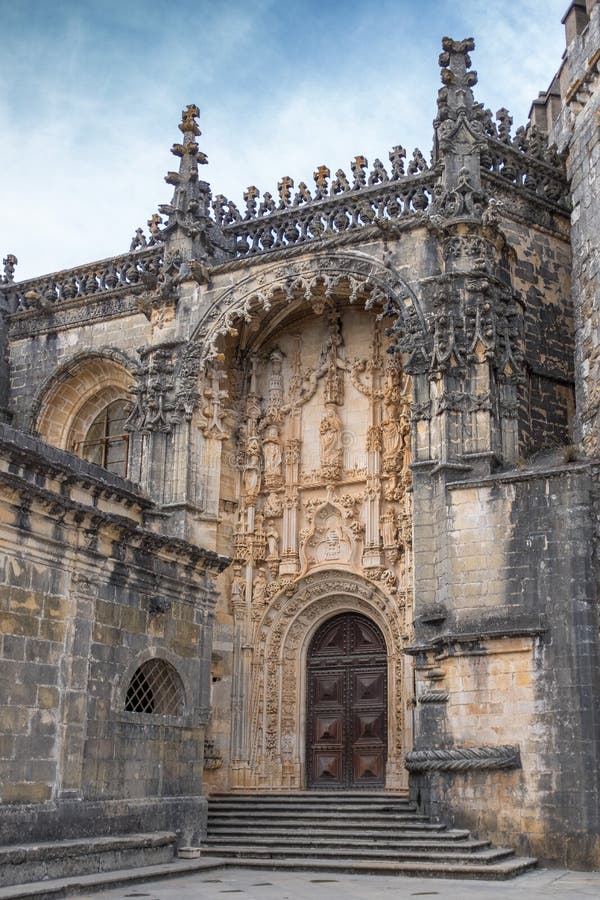 Kloster av Kristus i Tomar, Portugal fotografering för bildbyråer Kloster av Kristus i Tomar, Portugal fotografering för bildbyråer