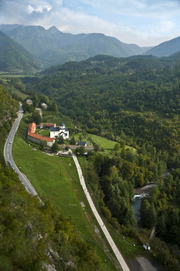 Kloster Moraca, Montenegro royaltyfri fotografi Kloster Moraca, Montenegro royaltyfri fotografi