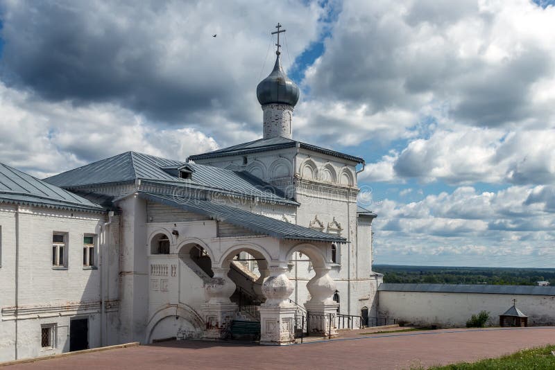 Kloster Svyato-Troitse-Nikolsky in Gorokhovets Vladimir Regio lizenzfreie stockfotos Kloster Svyato-Troitse-Nikolsky in Gorokhovets Vladimir Regio lizenzfreie stockfotos