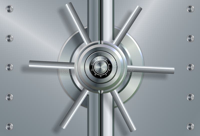 Kluis stock illustratie