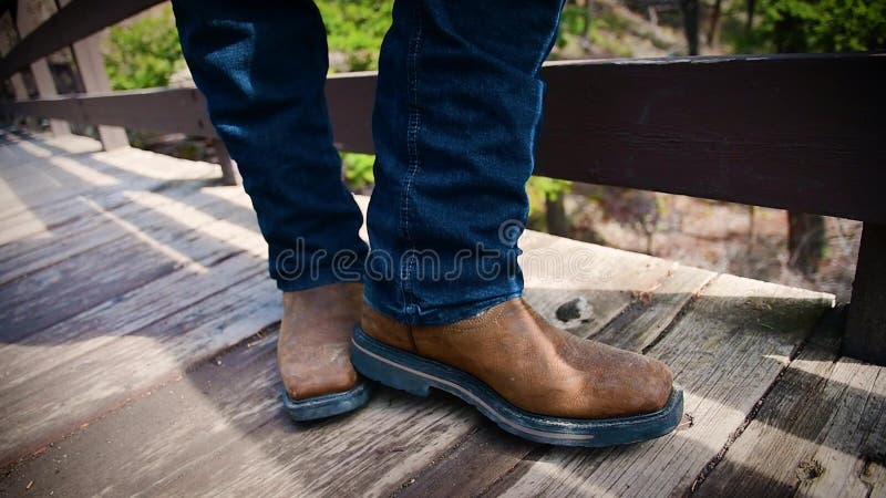 Knackande lätt på cowboy Boot