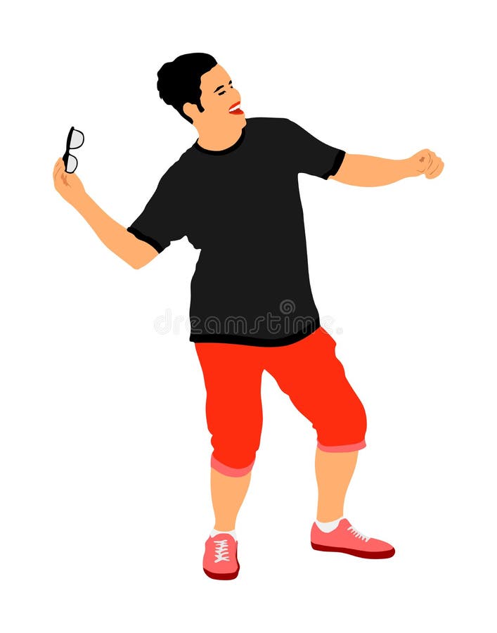Knappe de jongensillustratie van de partijdanser Nachtlevenpartij het dansen concept De gebeurtenis van de discoclub stock illustratie Knappe de jongensillustratie van de partijdanser Nachtlevenpartij het dansen concept De gebeurtenis van de discoclub stock illustratie
