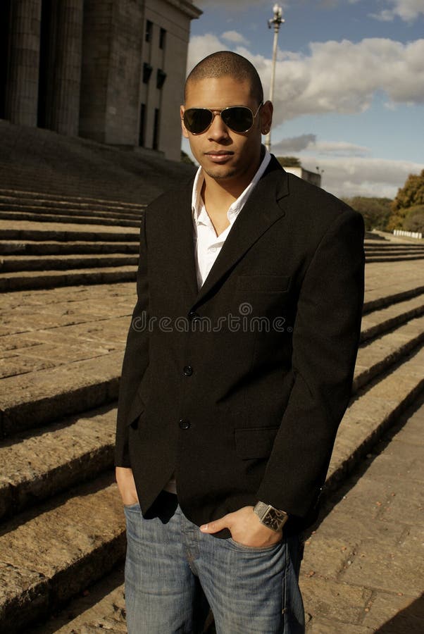 Knappe Man stock foto's