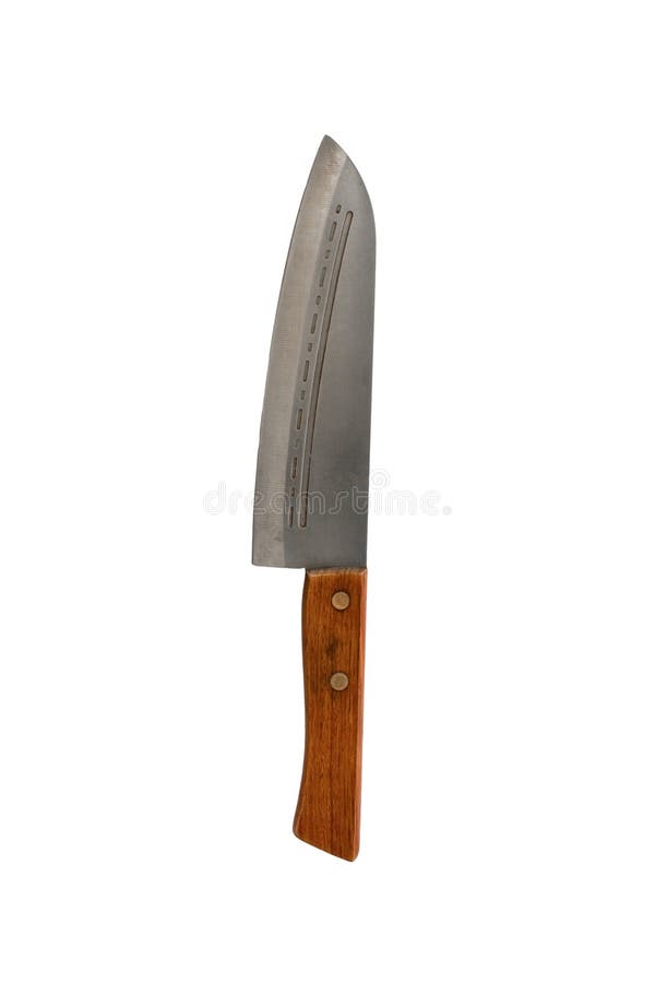 Big Kitchen Knife (Front View) Stock Photo Image of lethal, blur 577090