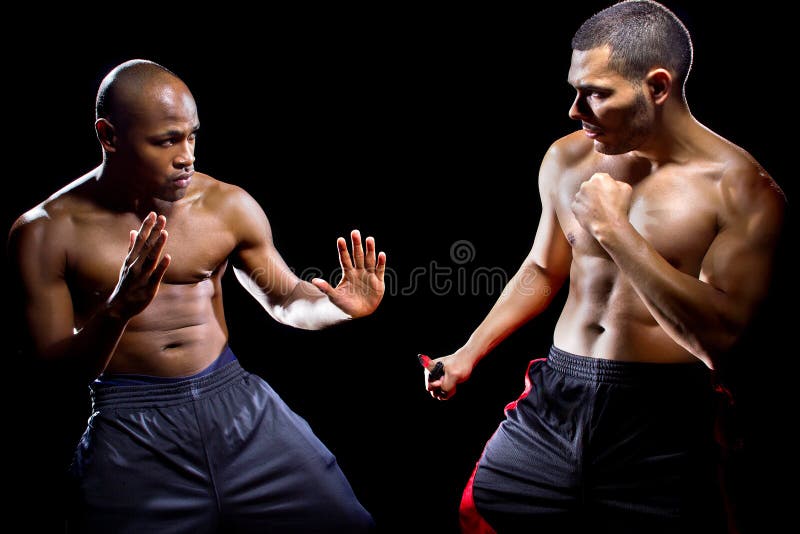 MMA Fighters in Choke Hold Training Stock Photo - Image of muscular,  armlock: 28019708