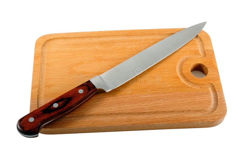 Knife on the Chopping Board Stock Photo Image of chopping, sharp