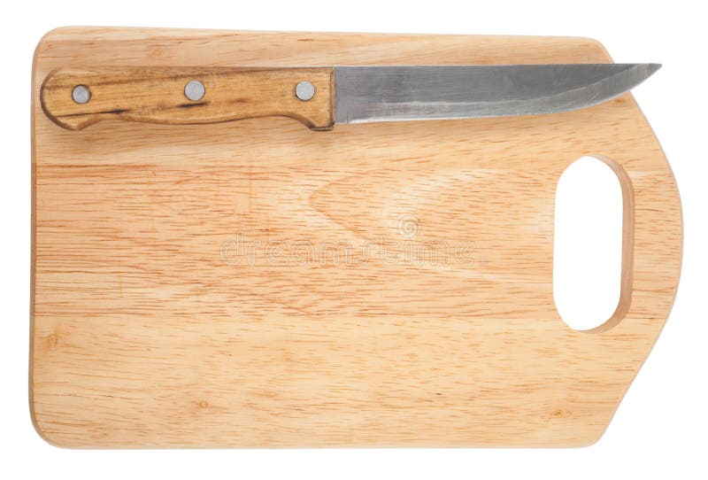 Knife and cutting board stock image. Image of eating 59326233