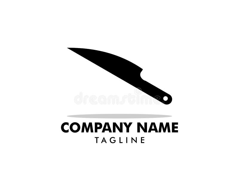 Knife logo icon designs stock vector. Illustration of dinner 152140320
