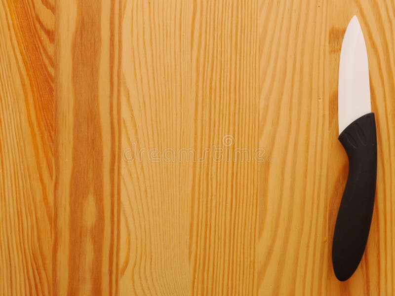 Knife Wood Cutting Chopping Board Stock Photo Image of texture