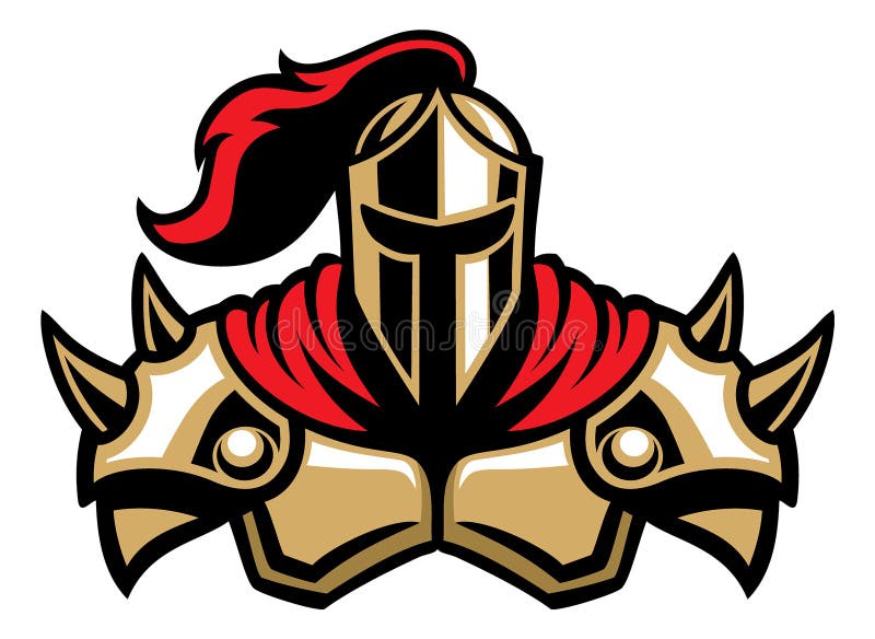 Knight warrior mascot