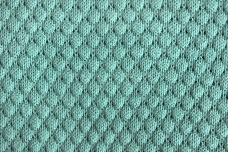 Knit Texture of Blue Wool Knitted Fabric with Cable Pattern. Stock ...