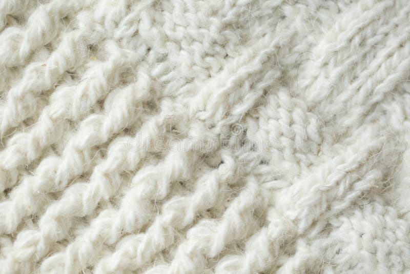 Knit Texture of White Wool Knitted Fabric with Cable Pattern As Background.  Stock Image - Image of fashion, material: 177333527
