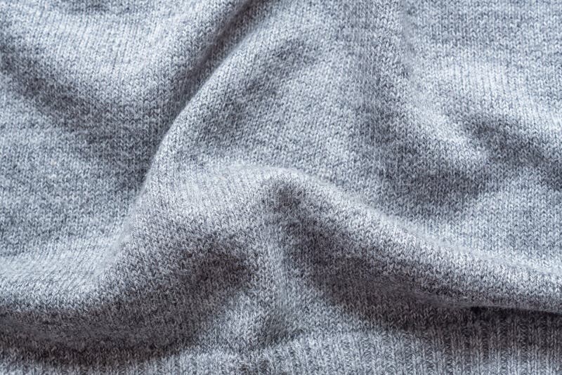 Knitted Grey Fabric Background Stock Photo Image of cotton, sweater
