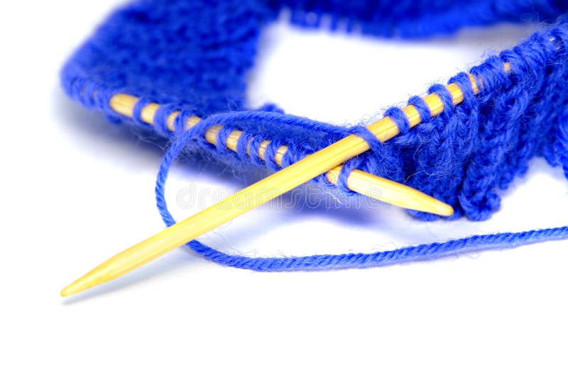 Circular knitting needles stock image. Image of knitwear - 194255885