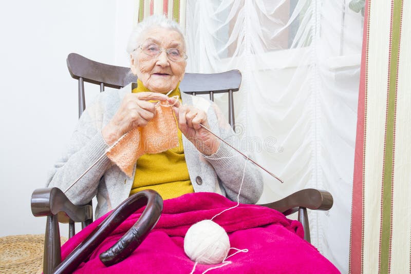 Knitting for family stock photo. Image of generation - 80599998