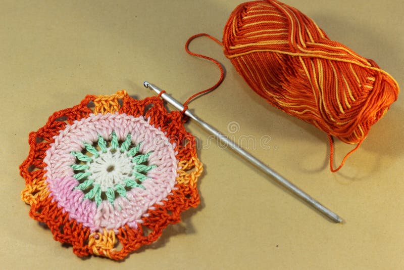 Knitting handmade stock image. Image of handy, warms 65024593