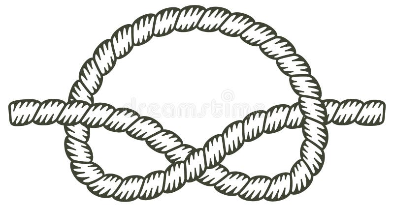 Overhand Knot Stock Illustrations – 171 Overhand Knot Stock ...