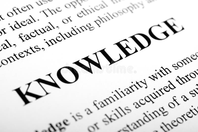 Knowledge is power stock photo. Image of white, single 35510612