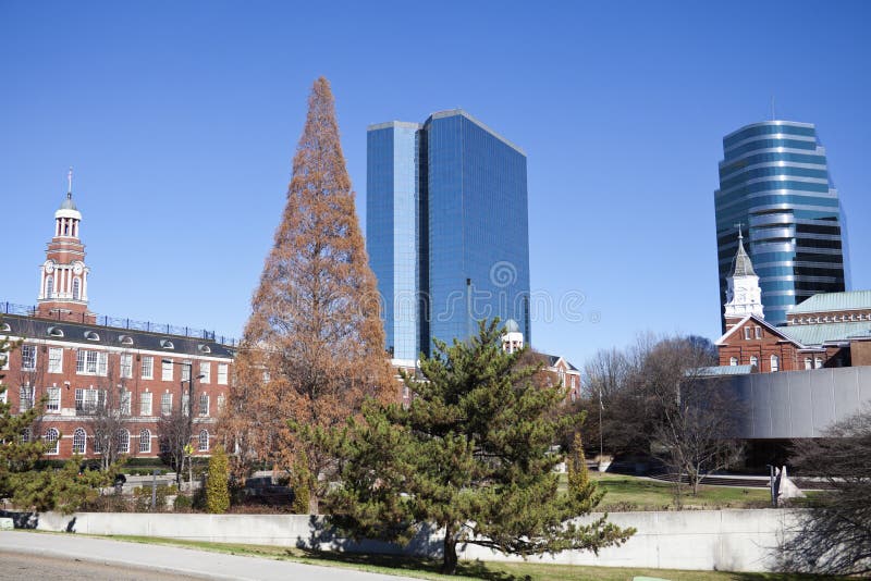 Knoxville, Tennessee - morning in the center of the city. Knoxville, Tennessee - morning in the center of the city