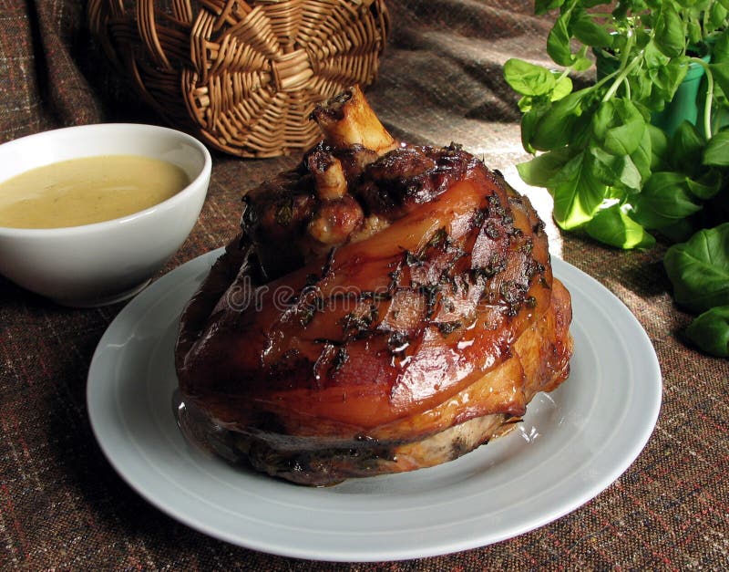 Knuckle of pork stock photo. Image of nutrition, roast, knuckle 11936