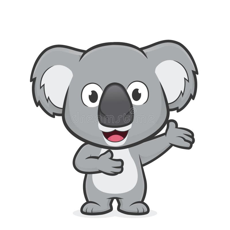 Koala nel gesto d'accoglienza