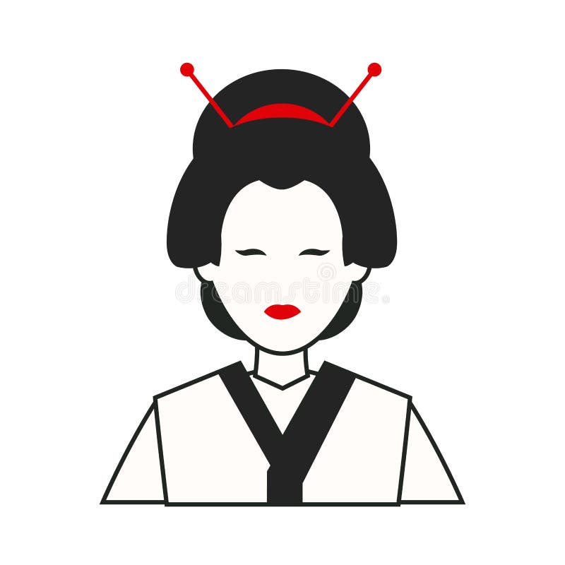Kobiety Japan kostium tradycyjny royalty ilustracja Kobiety Japan kostium tradycyjny royalty ilustracja