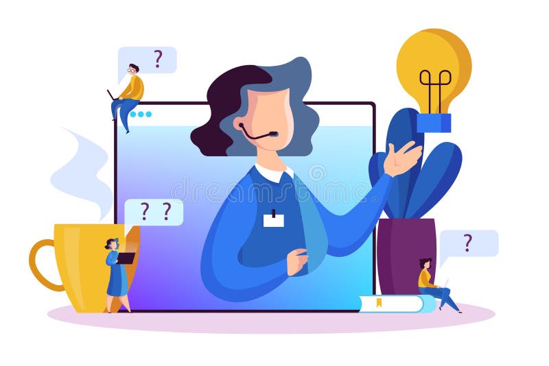 Kobiety poparcia klienci i pomagaj? one z problemami ilustracji Kobiety poparcia klienci i pomagaj? one z problemami ilustracji