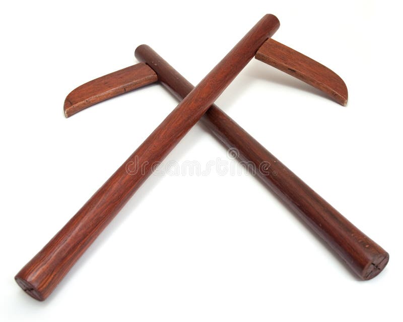 Kobudo Kamas stock image. Image of arts, kobudo, practice 13121567