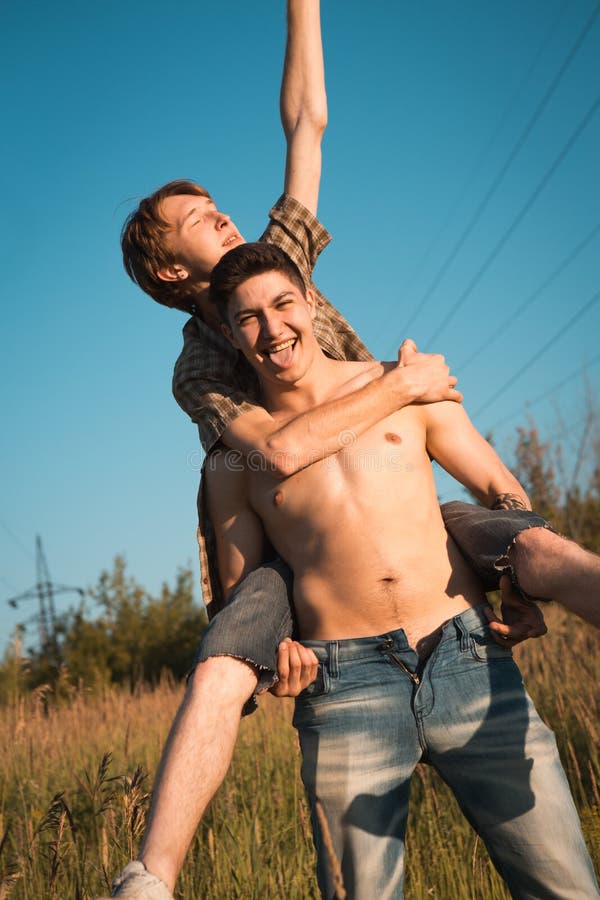 Kochająca homoseksualna para fotografia royalty free Kochająca homoseksualna para fotografia royalty free