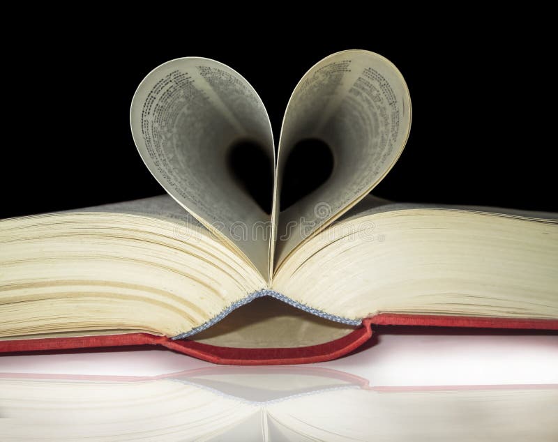 I love books idea - shape of heart from pages. I love books idea - shape of heart from pages